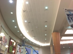 Ceiling tiles after cleaning