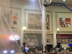 Covering work area