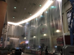 Prepping work area before cleaning